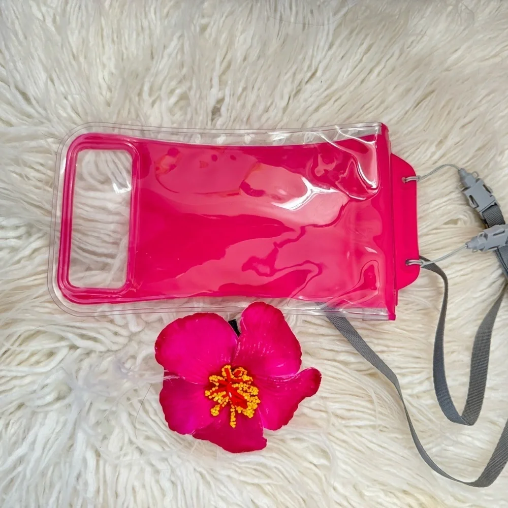Waterproof phone case pink​